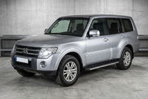 Mitsubishi Pajero Wagon IV 2006-2021 Progi Boczné Maya V1 (2 szt., Aluminium) zdjęcia 1