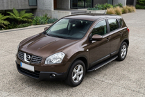Nissan Qashqai 2007-2010 Progi boczne Bosphorus Grey (2 szt., aluminium) zdjęcia 1