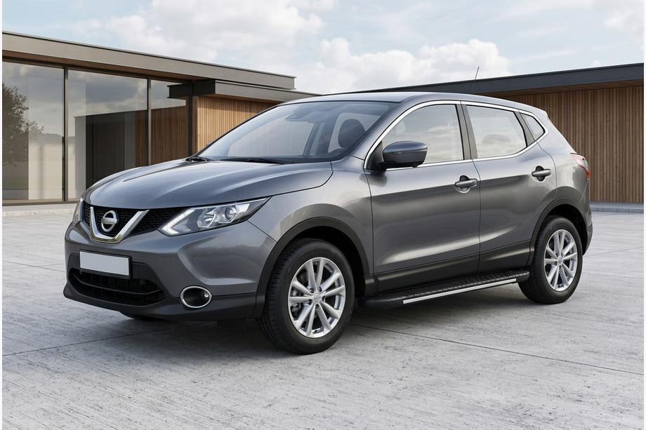 Nissan Qashqai 2014-2021 Progi boczne Bosphorus Grey (2 szt., aluminium) Image
