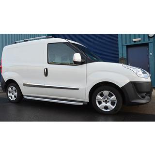 Chromowane Nakładki na Klameki (4 szt., Stal Nierdzewna) Fiat Fiorino/Qubo 2008-2024 zdjęcia 2