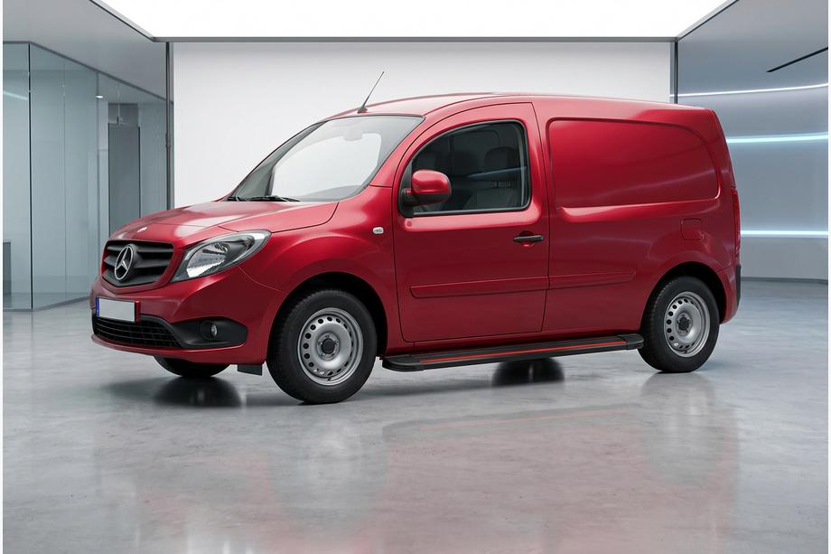 Mercedes Citan 2013-2021 Progi Boczné Maya Red (2 szt., Aluminium) Image