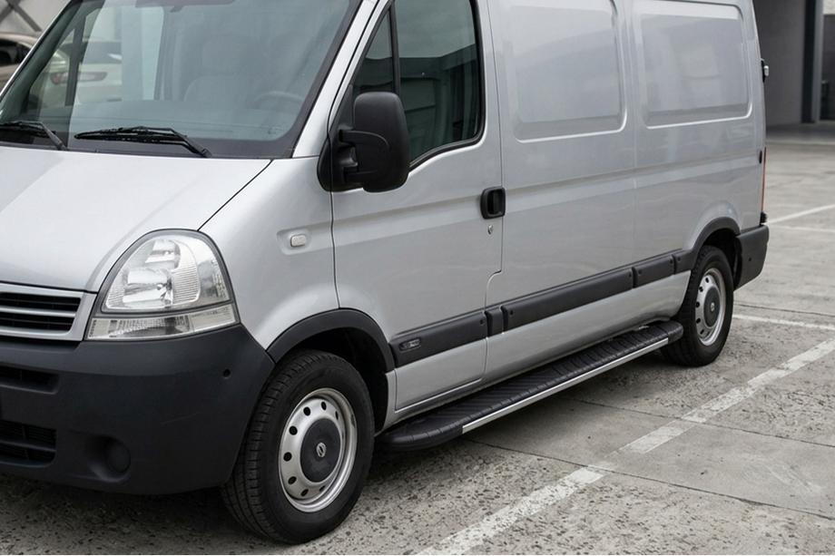Nissan Interstar 2002-2010 Progi boczne Bosphorus Grey (2 szt., aluminium) Image