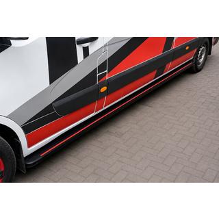 Progi Boczné Maya Red (2 szt., Aluminium) zdjęcia 1
