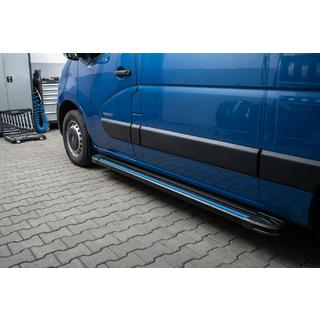 Progi Boczné Maya Blue (2 szt., Aluminium) Nissan NV400 2010-2024 zdjęcia 1