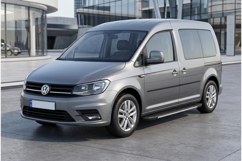 Volkswagen Caddy 2015-2020 Progi boczne Bosphorus Grey (2 szt., aluminium) Image