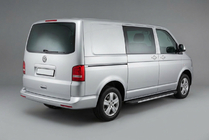 Volkswagen T5 2010-2015 Progi boczne Bosphorus Grey (2 szt., aluminium) zdjęcia 1