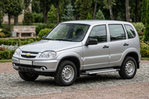 Chevrolet Niva 1998-2020 Progi Boczné New Vision Grey (2 szt., Aluminium) zdjęcia 1