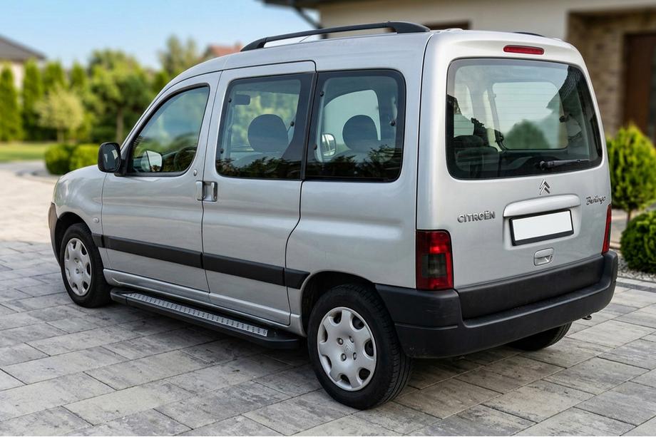Citroen Berlingo 1996-2008 Progi Boczne New Vision Black (2 szt., Aluminium) Image
