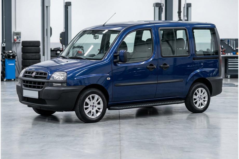 Fiat Doblo I 2001-2005 Progi Boczné Tayga Black (2 szt., Aluminium) Image