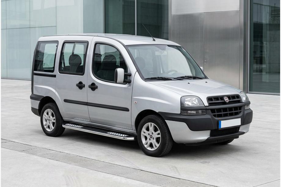 Fiat Doblo I 2001-2005 Progi Boczné Tayga V2 (2 szt., Aluminium) Image