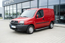 Fiat Doblo I 2001-2005 Progi Boczné BlackLine (2 szt., Aluminium) zdjęcia 1
