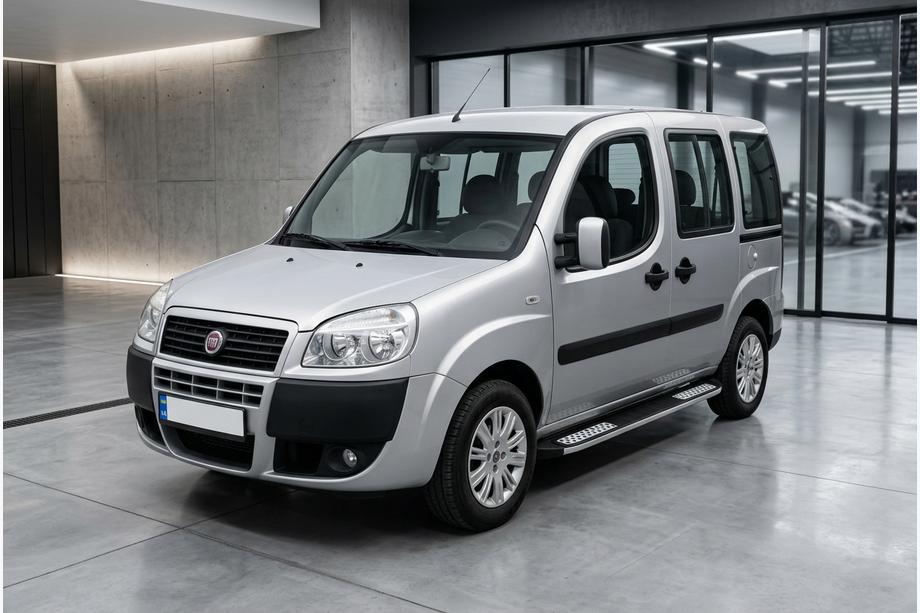 Fiat Doblo I 2005-2010 Progi Boczné Tayga V2 (2 szt., Aluminium) Image