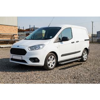 Progi Boczné BlackLine (2 szt., Aluminium) Ford Courier 2014-2023 zdjęcia 1