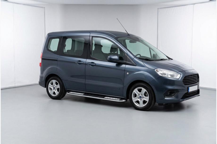 Ford Courier 2014-2023 Progi Boczné Tayga V2 (2 szt., Aluminium) Image