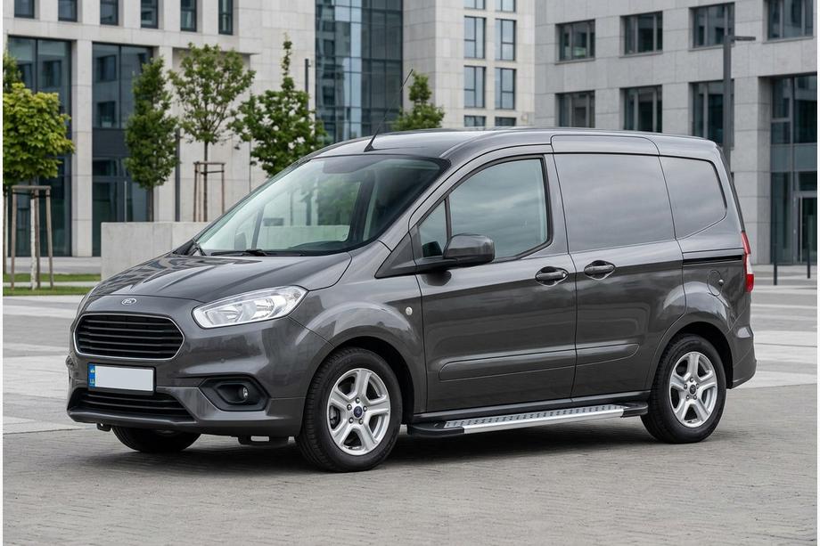 Ford Courier 2014-2023 Progi Boczné New Vision Grey (2 szt., Aluminium) Image