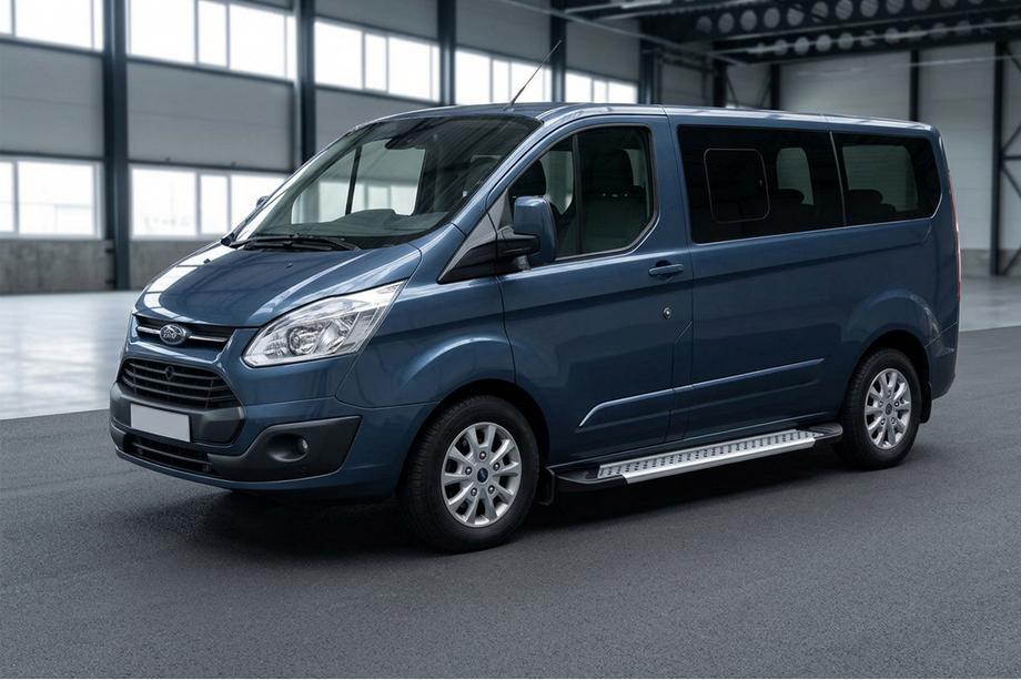 Ford Custom 2013-2022 Progi Boczné New Vision Grey (2 szt., Aluminium) Image