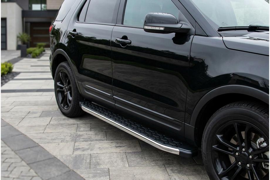 Ford Explorer 2011-2019 Progi Boczné BlackLine (2 szt., Aluminium) Image