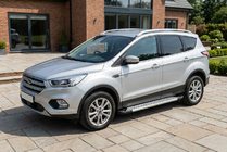 Ford Kuga/Escape 2013-2019 Progi Boczné Vision New Grey (2 szt., Aluminium) Z listwami na drzwiach zdjęcia 1