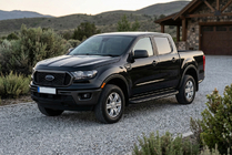 Ford Ranger 2011–2022 Progi Boczné Tayga Black (2 szt., Aluminium) zdjęcia 1