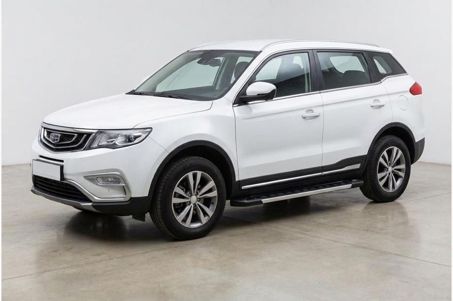 Geely Emgrand X7 2011- Progi Boczne RedLine Black (2 szt., Aluminium) Image