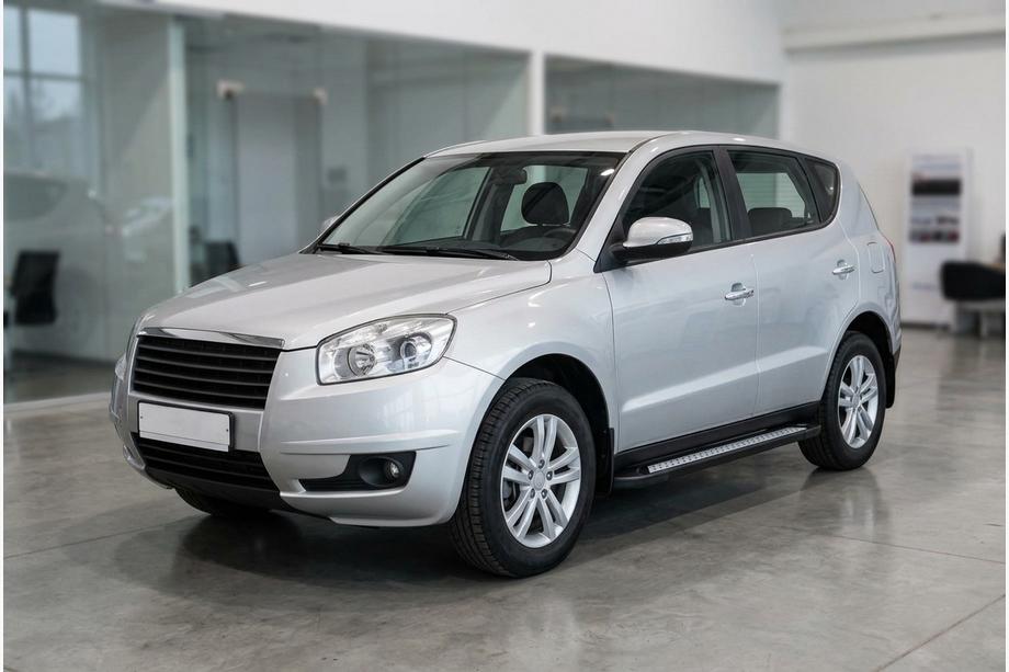 Geely Emgrand X7 2011- Progi Boczne New Vision Black (2 szt., Aluminium) Image