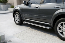 GreatWall Haval/Hover H3 2005-2013 Progi Boczné BlackLine (2 szt., Aluminium) zdjęcia 1
