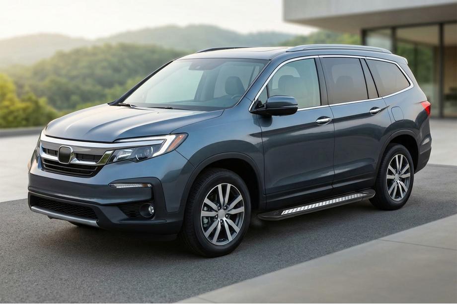 Honda Pilot 2015-2022 Progi Boczne New Vision Black (2 szt., Aluminium) Image