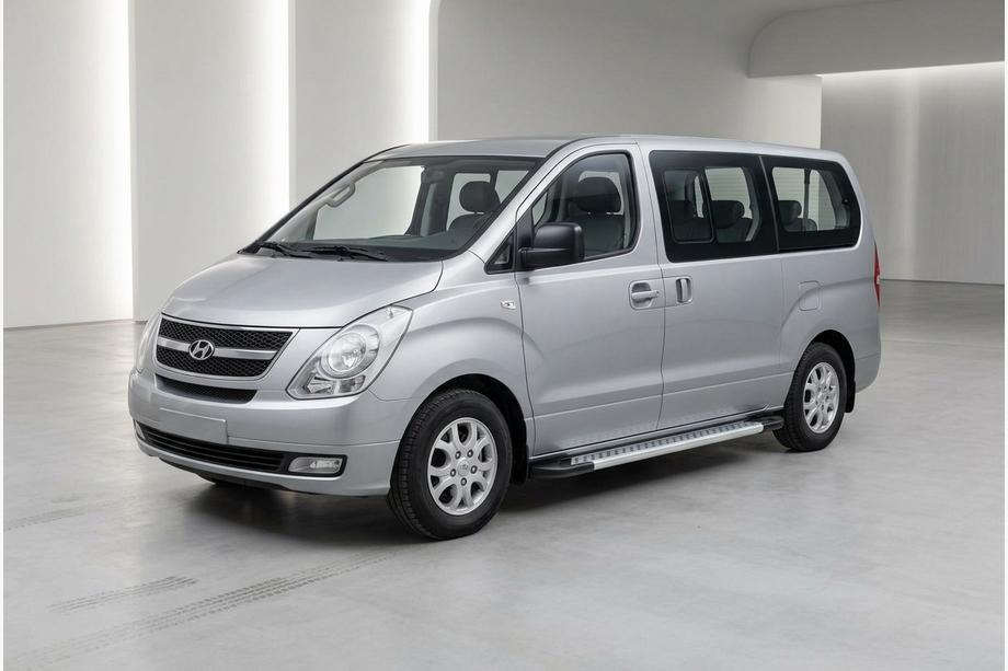 Hyundai H300, H1, Starex 2008-2020 Progi Boczné New Vision Grey (2 szt., Aluminium) Image