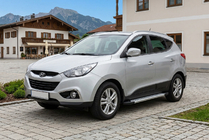 Hyundai IX-35 2010-2015 Progi Boczné New Vision Grey (2 szt., Aluminium) zdjęcia 1