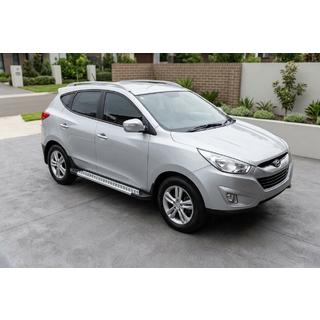 Progi Boczné New Vision Grey (2 szt., Aluminium) Hyundai IX-35 2010-2015 zdjęcia 2
