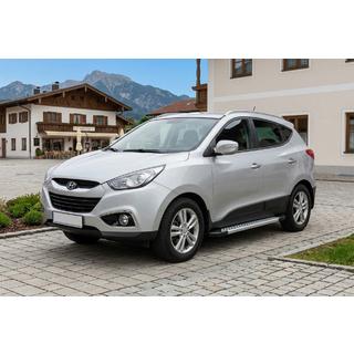 Progi Boczné New Vision Grey (2 szt., Aluminium) Hyundai IX-35 2010-2015 zdjęcia 1