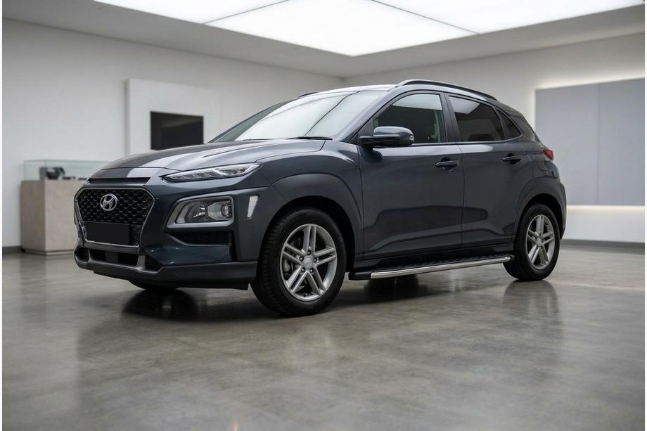 Hyundai Kona 2017-2023 Progi Boczné BlackLine (2 szt., Aluminium) Zdjęcia 1