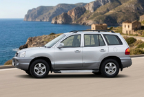 Hyundai Santa Fe 1 2000-2006 Progi Boczné New Vision Grey (2 szt., Aluminium) zdjęcia 1
