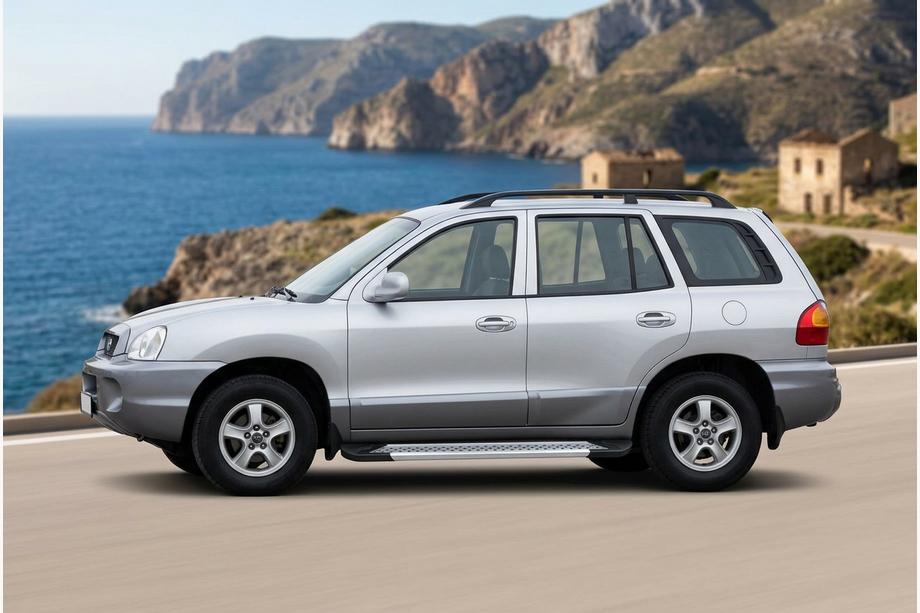 Hyundai Santa Fe 1 2000-2006 Progi Boczné New Vision Grey (2 szt., Aluminium) Image