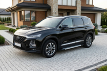 Hyundai Santa Fe 4 2018-2023 Progi Boczné New Vision Grey (2 szt., Aluminium) zdjęcia 1