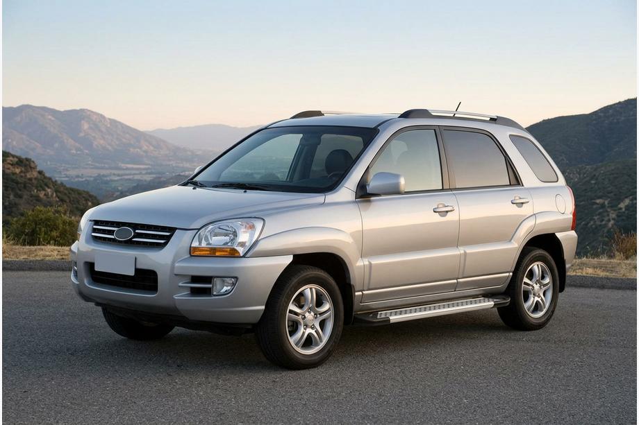Kia Sportage 2004-2010 Progi Boczné New Vision Grey (2 szt., Aluminium) Image