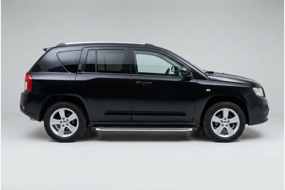 Jeep Compass 2006-2016 Progi Boczné BlackLine (2 szt., Aluminium) Image