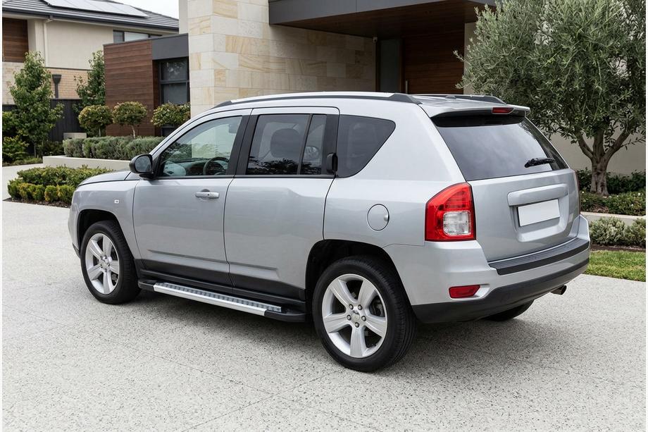 Jeep Compass 2006-2016 Progi Boczné New Vision Grey (2 szt., Aluminium) Image