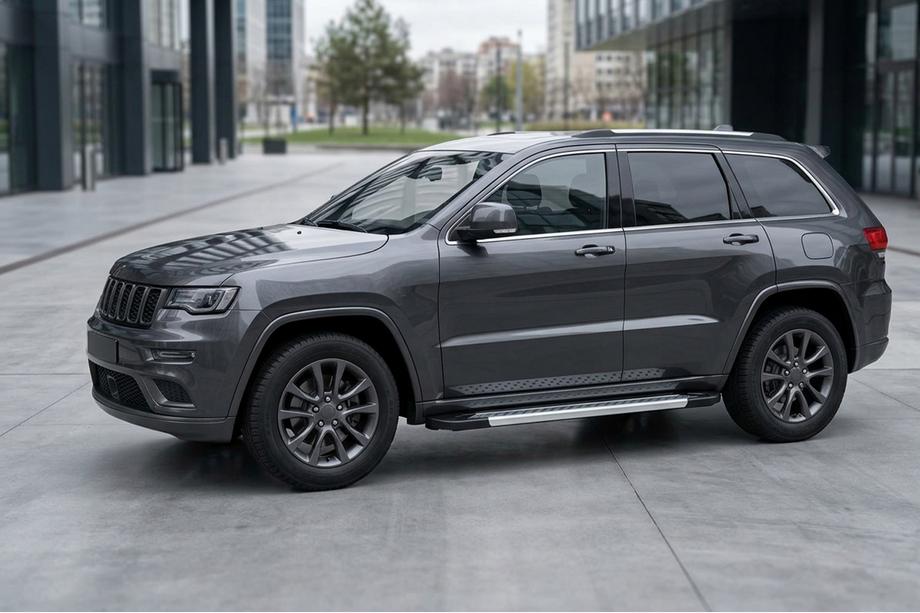 Jeep Grand Cherokee WK2 2010-2021 Progi Boczné New Vision Grey (2 szt., Aluminium) Image