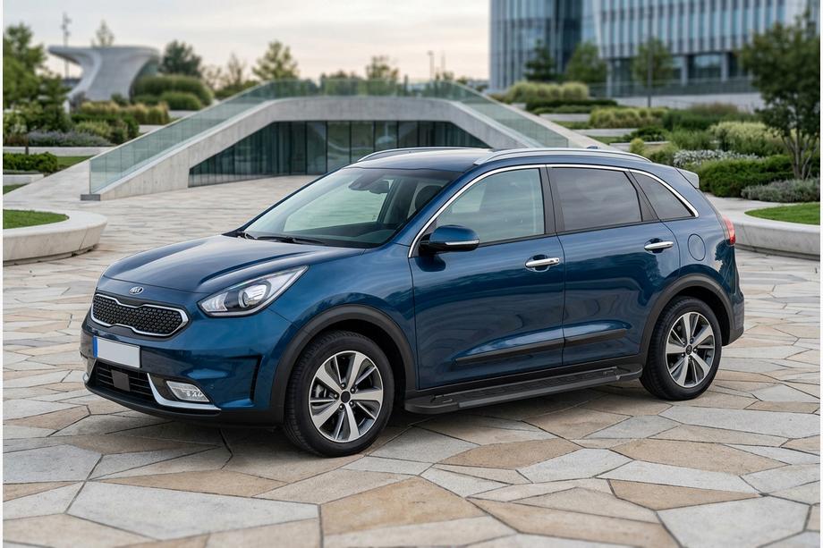 Kia Niro 2016–2021 Progi Boczne RedLine Black (2 szt., Aluminium) Image