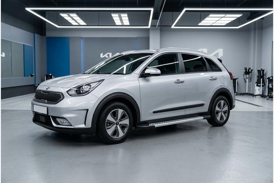 Kia Niro 2016–2021 Progi Boczné New Vision Grey (2 szt., Aluminium) Image