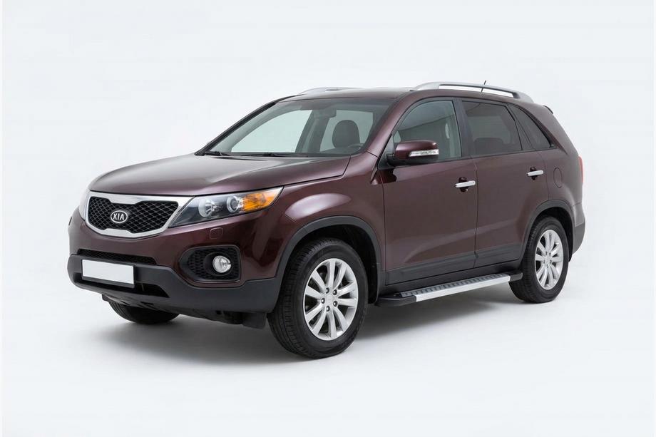 Kia Sorento II XM 2009-2014 Progi Boczné New Vision Grey (2 szt., Aluminium) 2013-2016 Image