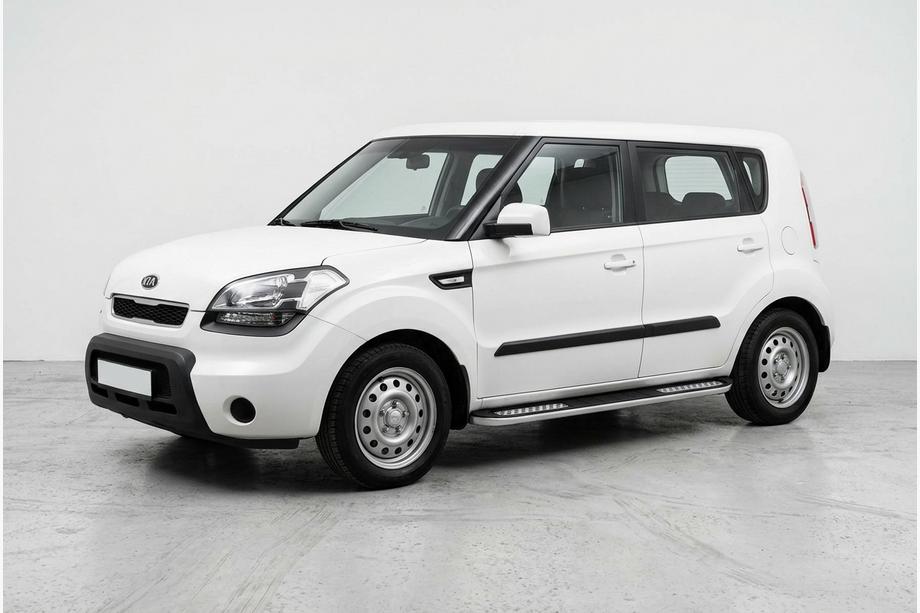 Kia Soul I 2008-2013 Progi Boczné Tayga V2 (2 szt., Aluminium) Image