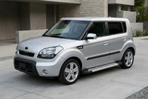 Kia Soul I 2008-2013 Progi Boczné New Vision Grey (2 szt, Aluminium) zdjęcia 1