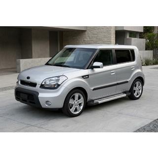 Progi Boczné New Vision Grey (2 szt, Aluminium) Kia Soul I 2008-2013 zdjęcia 1