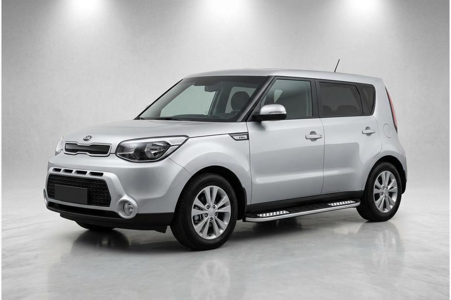 Kia Soul II 2013-2018 Progi Boczné Tayga V2 (2 szt., Aluminium) Image