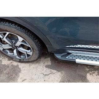 Progi Boczné New Vision Grey (2 szt., Aluminium) Kia Sportage 2015-2021 zdjęcia 2
