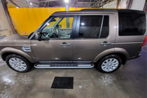Land Rover Discovery IV 2009-2017 Progi Boczné Tayga V2 (2 szt., Aluminium) zdjęcia 6