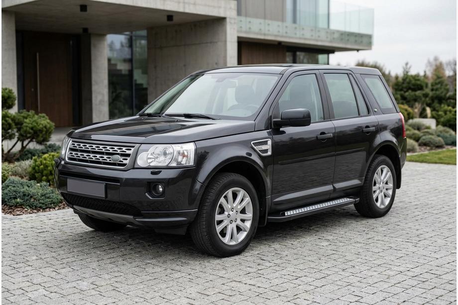 Land Rover Freelander II 2006–2014 Progi Boczne New Vision Black (2 szt, Aluminium) Image