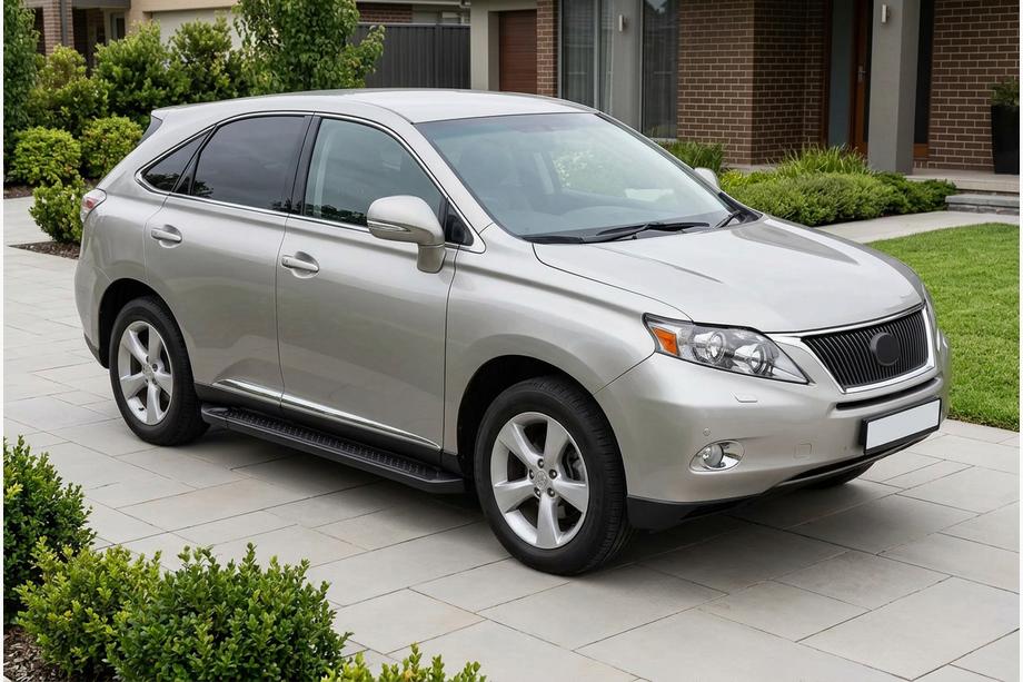Lexus RX 2009-2015 Progi Boczné Allmond Black (2 szt, Aluminium) Image